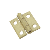 National Hardware N141-622 Narrow Hinge, 1 in W Frame Leaf, 0.045 in Thick