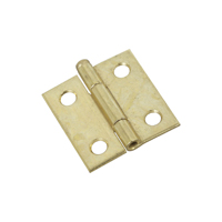 National Hardware N141-754 Narrow Hinge, 1-1/2 in W Frame Leaf, 0.045 in