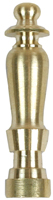 Jandorf 60100 Spindle Finial, Solid Brass