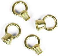 Jandorf 60243 Lamp Loop Assortment, Brass