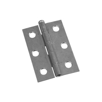 National Hardware N141-945 Narrow Hinge, 2-1/2 in W Frame Leaf, 0.056 in