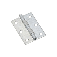 National Hardware N142-034 Narrow Hinge, 3 in W Frame Leaf, 0.065 in Thick