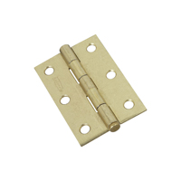 National Hardware N142-067 Narrow Hinge, 3 in W Frame Leaf, 0.065 in Thick