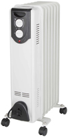 PowerZone DF-150P9-7 Oil Filled Heater; 12.5 A; 120 V; 600/900/1500 W; 1500