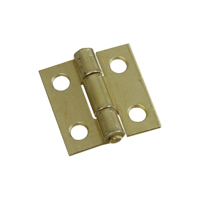 National Hardware N145-946 Narrow Hinge, 1 in W Frame Leaf, 0.045 in Thick