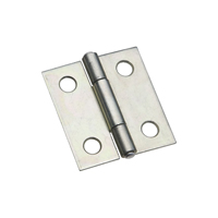 National Hardware N146-043 Narrow Hinge, 1-1/2 in W Frame Leaf, 0.045 in