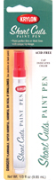 Krylon Short Cuts KSCP912 Paint Pen, Chisel Tip, Glow Orange