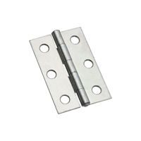 National Hardware N146-258 Utility Hinge, 2-1/2 in W Frame Leaf, 0.056 in