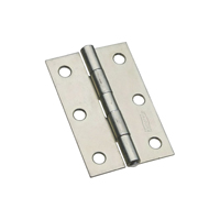 National Hardware N146-373 Narrow Hinge, 3 in W Frame Leaf, 0.065 in Thick