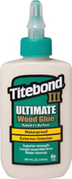 Titebond III 1412 Wood Glue, Brown, 4 oz Bottle