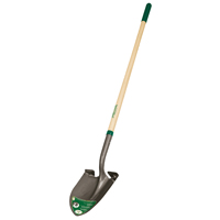 Landscapers Select 34602 Shovel, 16 ga Gauge, Wood Handle, Cushion Grip