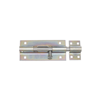 National Hardware N151-167 Barrel Bolt, 0.6 in Dia Bolt Head, 8 in L Bolt,