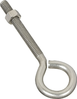 National Hardware N221-655 Eye Bolt, 3/8-16 Thread, 3 in L Thread, 1 in ID