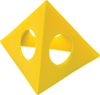 HYDE 43510 Painters Pyramid, Plastic, Yellow