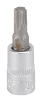 Vulcan 55050030SD Star Bit Socket, T30 Tip, Chrome