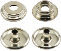 GENERAL 1266 Snap Fastener Refill, Solid Brass, Nickel