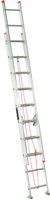 Louisville L-2324-20 Extension Ladder, 200 lb Weight Capacity, 17 ft L