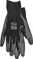Boss 7820X Protective Gloves, XL, Knit Wrist Cuff, Nitrile-Dipped Coating,