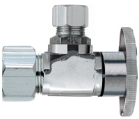 Plumb Pak PP61PCLF Shut-Off Valve, 5/8 x 3/8 in Connection, Compression,