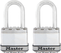Master Lock Magnum Series M1XTLF Padlock, Keyed Alike Key, 5/16 in Dia