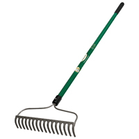 Landscapers Select 34583 Bow Rake, 16 in W Head, 16 -Tine, Steel Tine, 60 in