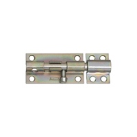 National Hardware N162-370 Barrel Bolt, 0.39 in Dia Bolt Head, 4 in L Bolt,