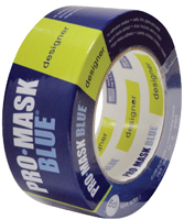 IPG PMD48 Masking Tape, 60 yd L, 1.88 in W, Crepe Paper Backing, Dark Blue