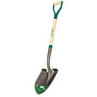 Landscapers Select 34593 Digging Shovel, Steel Blade, Steel Handle, D-Shaped