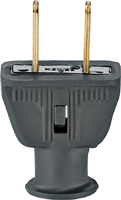 Eaton Wiring Devices 183BK-BOX Electrical Plug, 2 -Pole, 15 A, 125 V, NEMA: