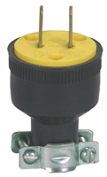 Eaton Wiring Devices 1723-BOX Electrical Plug, 2 -Pole, 15 A, 125 V, NEMA: