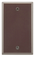Eaton Cooper Wiring 2129 Series 2129B-BOX Wallplate, 1-Gang, Thermoset,