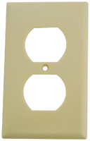 Eaton Wiring Devices 2132V-BOX Receptacle Wallplate, 4-1/2 in L, 2-3/4 in W,