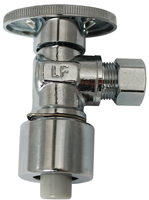 Plumb Pak PP2622POLF Stop Valve, 5/8 x 3/8 in Connection, Compression, Brass