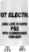 Feit Electric FS2/10 Fluorescent Starter with Condenser, 15 to 20 W