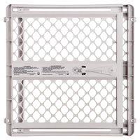 North States Supergate Classic Series 8615 Safety Gate, Plastic, Light Gray,