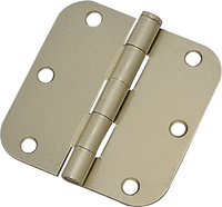 ProSource 20347US4 Door Hinge, Steel, Satin Brass, Loose Pin, 180 deg Range