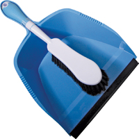 Quickie 410 Dustpan and Brush Set, Plastic/Poly Fiber