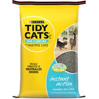 Tidy Cats Instant Action 7023010770 Cat Litter, 20 lb Capacity, Gray/Tan,