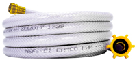 TastePURE 22735 OG Drinking Water Hose, 1/2 in ID, 25 ft L, PVC