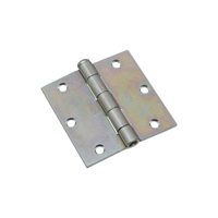 National Hardware N195-669 Broad Hinge, 3-1/2 in W Frame Leaf, 0.11 in Thick