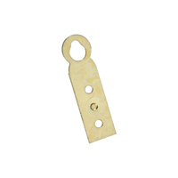 Hanger Plate Brass 9/16x2in