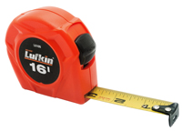 Crescent Lufkin L600N Series L616N Tape Measure, 16 ft L Blade, 3/4 in W