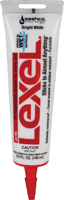 Lexel 13043 Elastic Sealant, White, 7 days Curing, 0 to 120 deg F, 10.5 oz