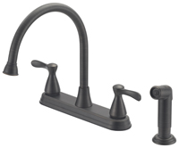 Boston Harbor F8210001RW Kitchen Faucet, 1.8 gpm, 4-Faucet Hole,