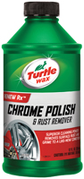 Turtle Wax T-280R Chrome Polish; 12 oz; Liquid; Typical Solvent