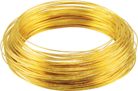 HILLMAN 50154 Utility Wire, 75 ft L, 28 Gauge, Brass