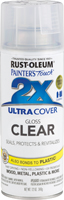 RUST-OLEUM PAINTER'S Touch 249117 Clear Spray Paint, Gloss, Clear, 12 oz,