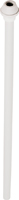 Plumb Pak PP70-1 Sink Supply Tube, 3/8 in Inlet, Polybutylene Tubing, 12 in