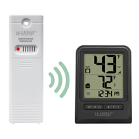 La Crosse 308-1409BT-CBP Wireless Thermometer, 2.63 in L x 1.35 in W x 3.67