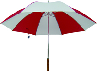 Diamondback TF-06 Umbrella, Nylon Fabric, Red/White Fabric